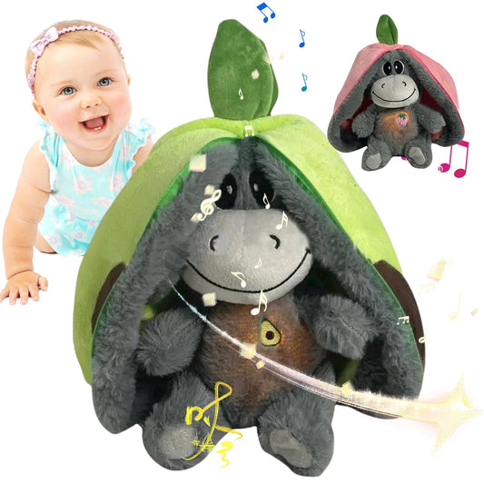 SnuggleBreath Donkey – Plush Toy with Real Breathing & Lights